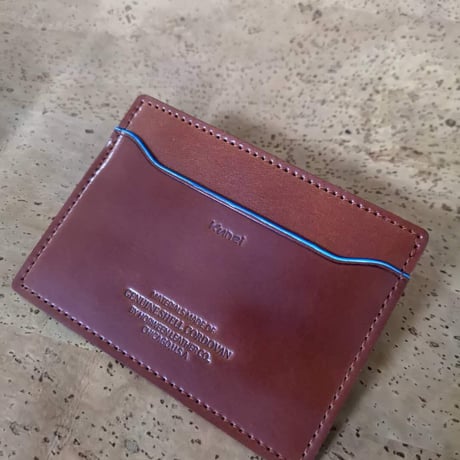 [Horween] Shell Cordovan - Pass Card Case / [ホーウィン・シェルコードバン] - パスカードケース