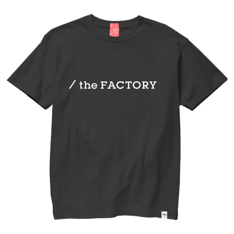 the FACTORY ロゴTシャツ (黒×白ロゴ) | the FACTORY onlin