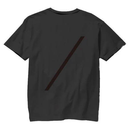 the FACTORY  ロゴTシャツ (黒×白ロゴ)