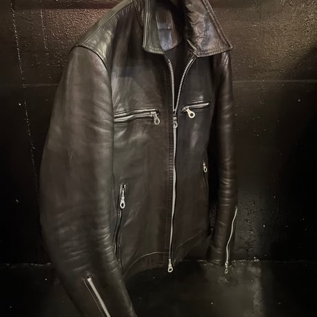 Single riders collared jacket
