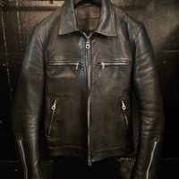 Single riders collared jacket