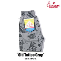 シェフパンツ Chef Pants Short Old Tattoo Gray