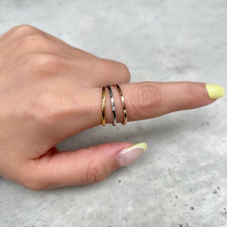 Stainless Ring 07 (1石)