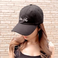 Sinple Logo Cap  Black