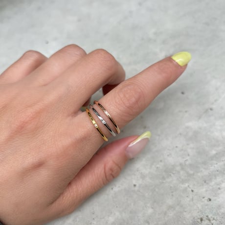 Stainless Ring 07 (1石)