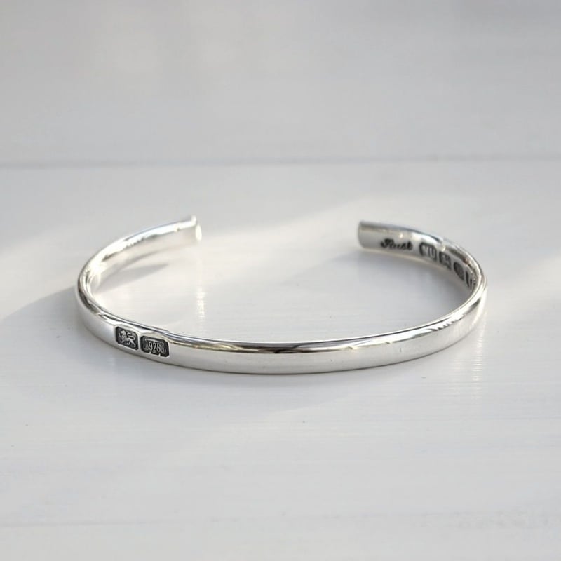 Ingot Bangle Part Mark (6mm)・2パートマークバングル6mm (シル