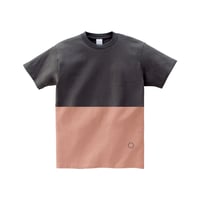 Seis × Cine Grulla Bicolor Tee ”Charcoal-Hex"