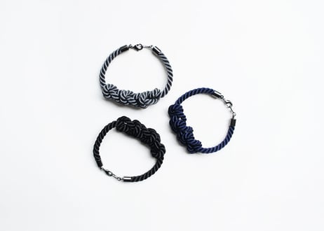 NOEUD　8knot - bracelet Men's　Navy
