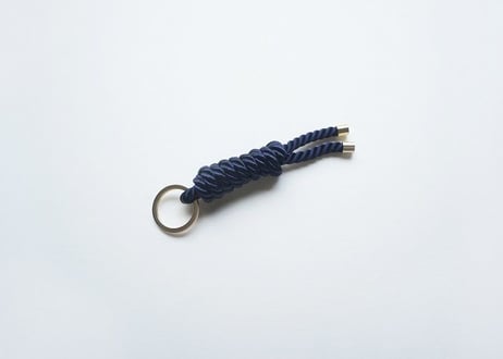 NOEUD　Lineknot - keyring　Navy
