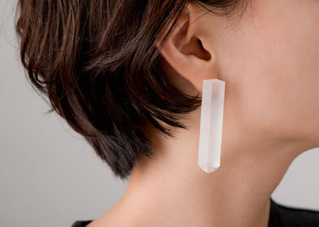 NUEN　SURFACE　EARINGS / PIERCE　LONG