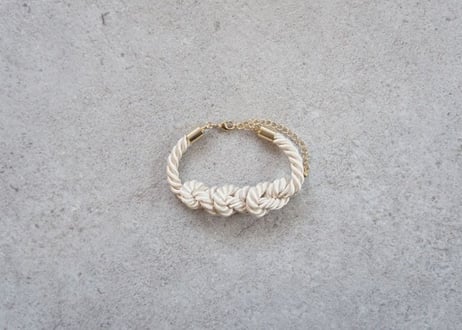 NOEUD　8knot - bracelet　Beige