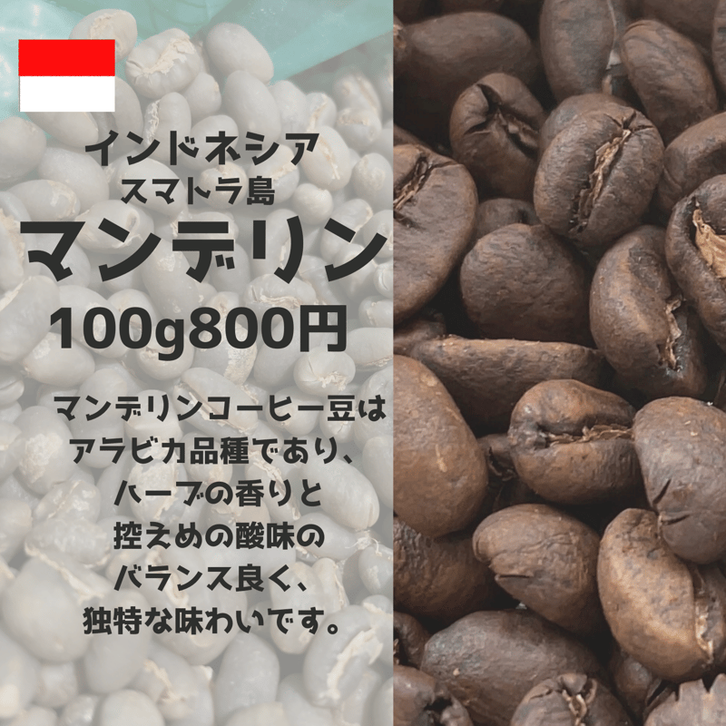 マンデリン Mandheling （100g） | コピティアム 珈琲店 {Kopitiam