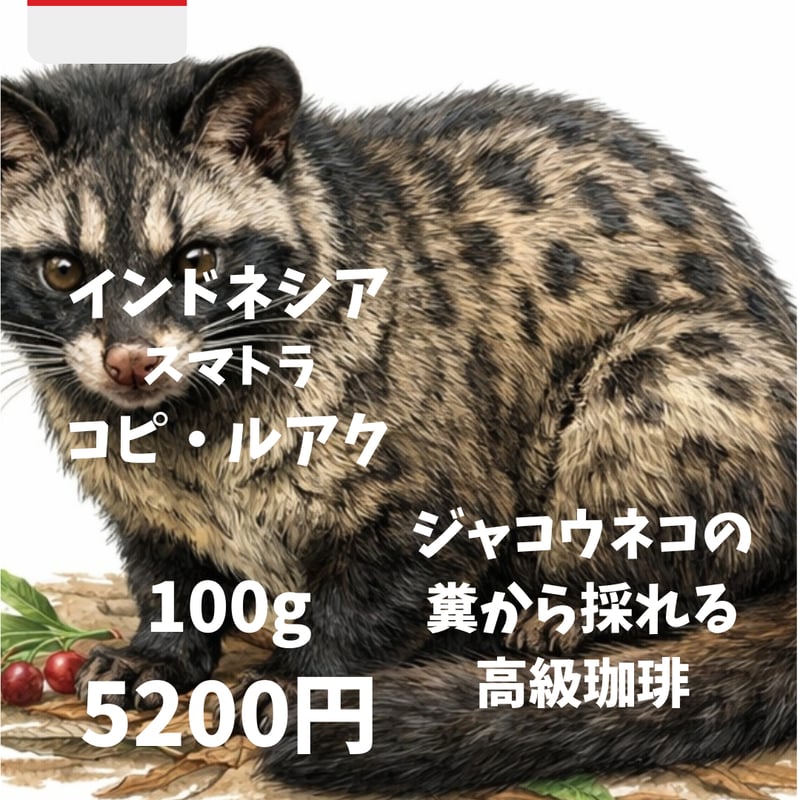 コピ・ルアク（100g） | コピティアム 珈琲店 {Kopitiam coffee shop}
