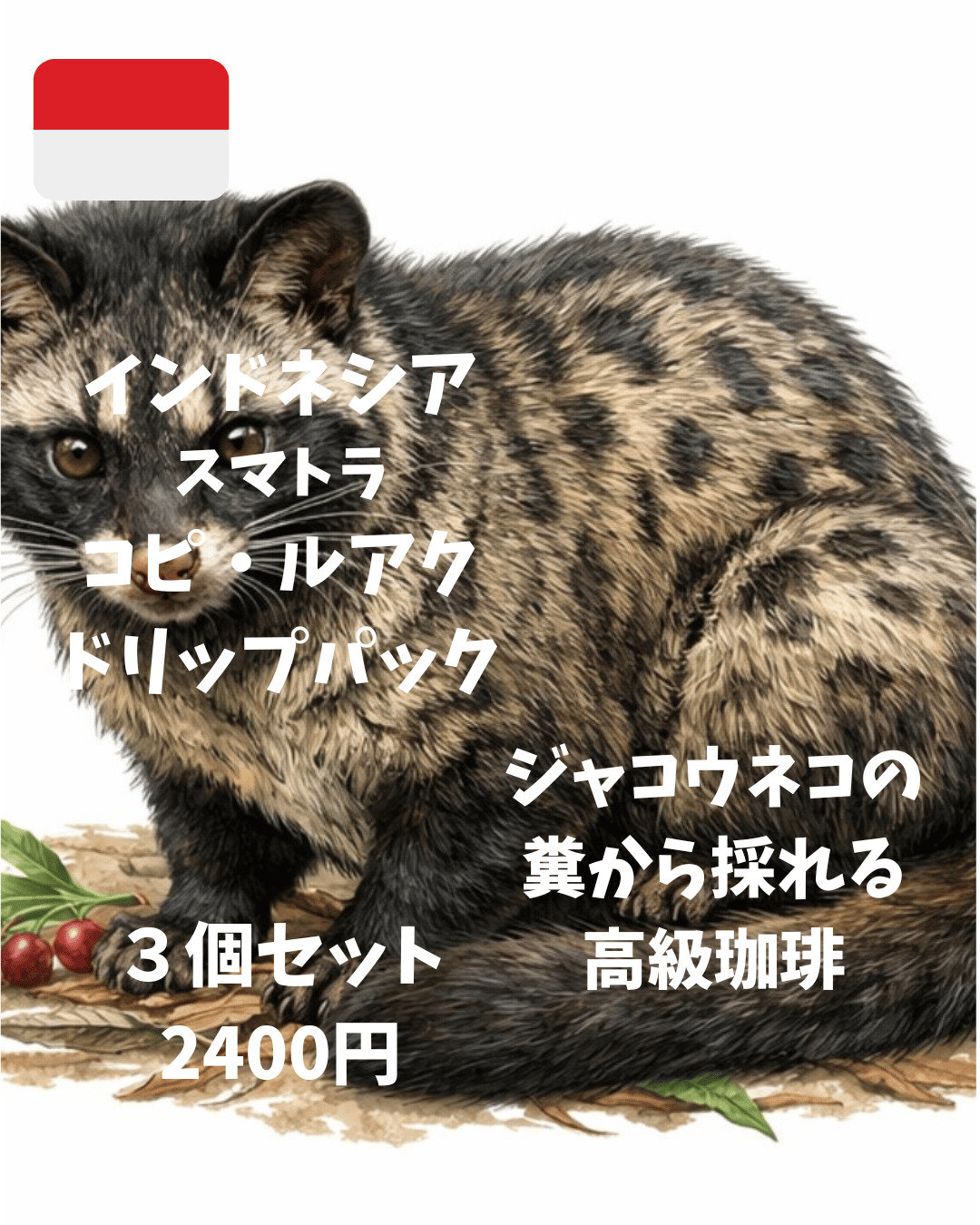 コピ ルアク ドリップパック3個セット | コピティアム 珈琲店