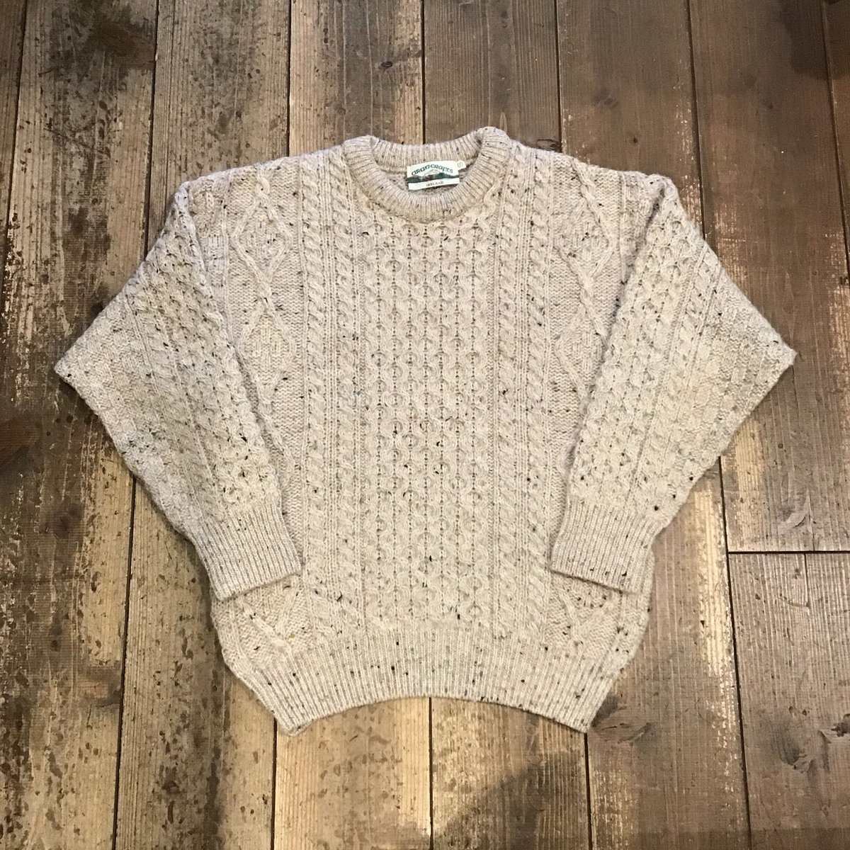 Aran Crafts” アランニット ネップ入り | CLOTHING&ANTIQUES NoT