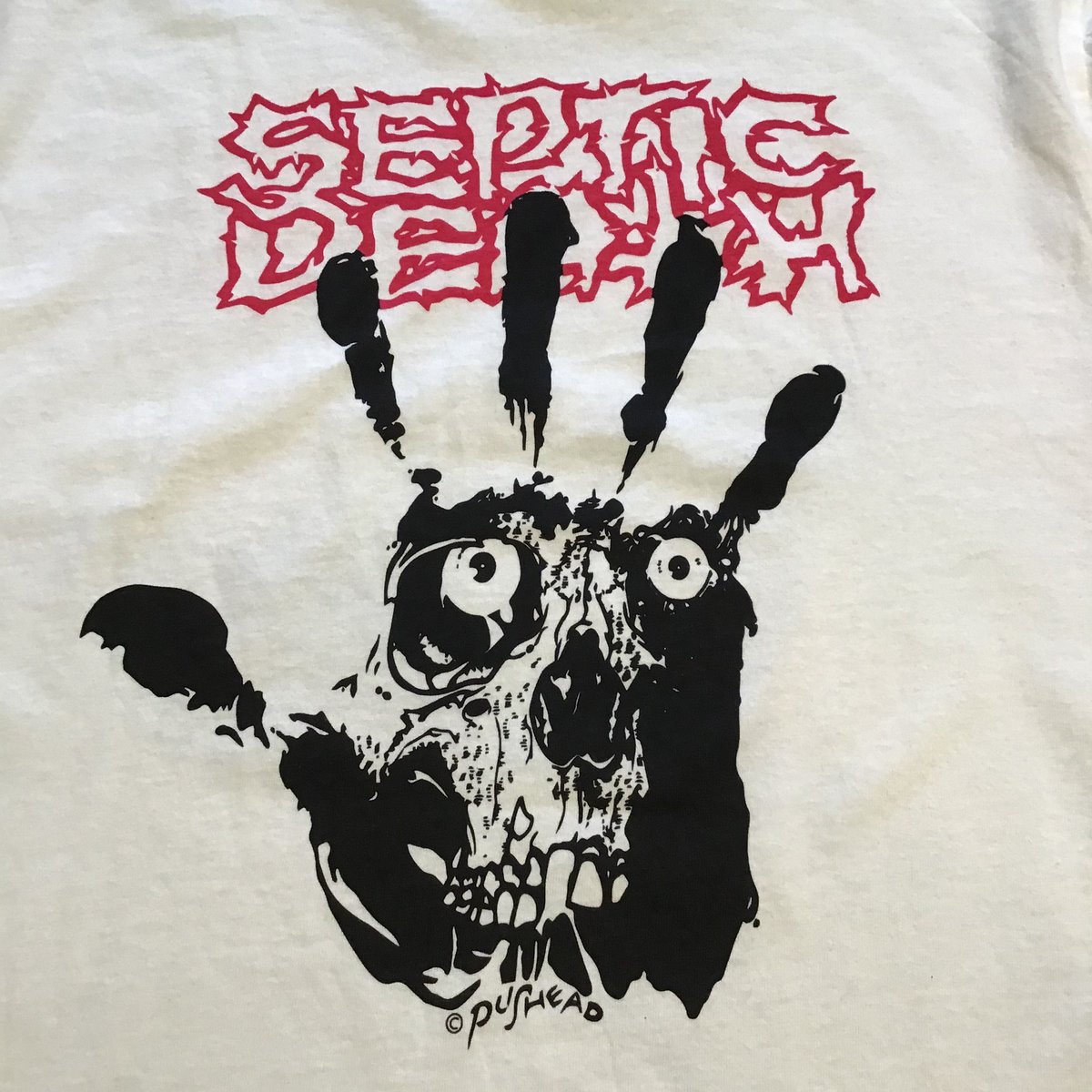 未使用！Septic DeathセプティックデスPusheadパスヘッドTシャツ