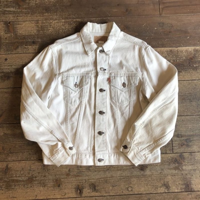 80's ”Levi's” 70505 ホワイトデニムジャケット | CLOTHING&AN...