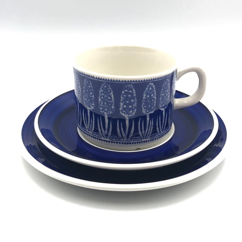 004)北欧 ヴィンテージ 廃盤品 Gefle ゲフレ/ Bla Hyacint ブルーヒヤ