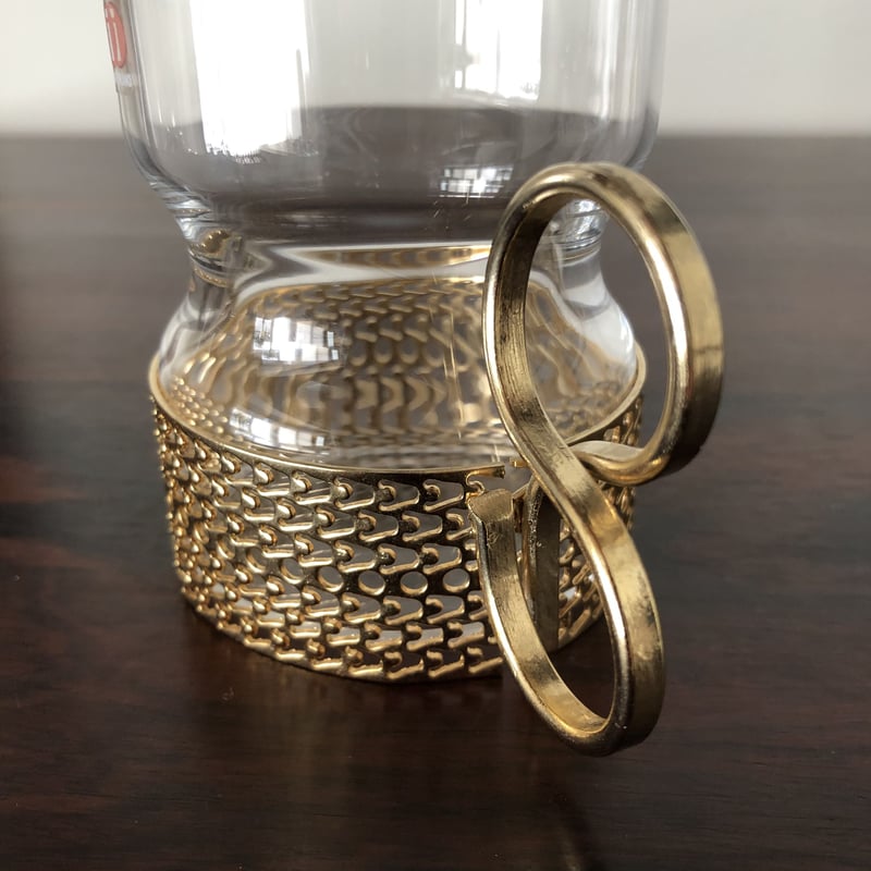 北欧 iittala イッタラ / Tsaikka ツァイッカ クリア×ゴールド（Tsa-C