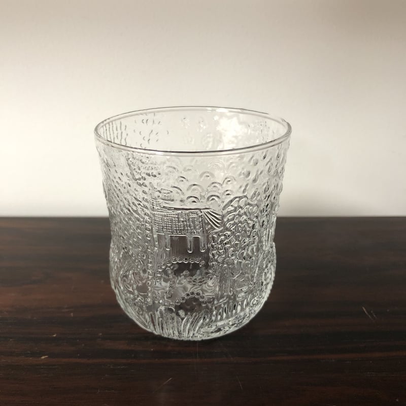 未使用　NUUTAJARVI/ヌータヤルヴィFauna グラスArabia 3個 Nuutajärvi ARABIA/Fauna (ヌータヤルヴィ アラビア/ファウナ