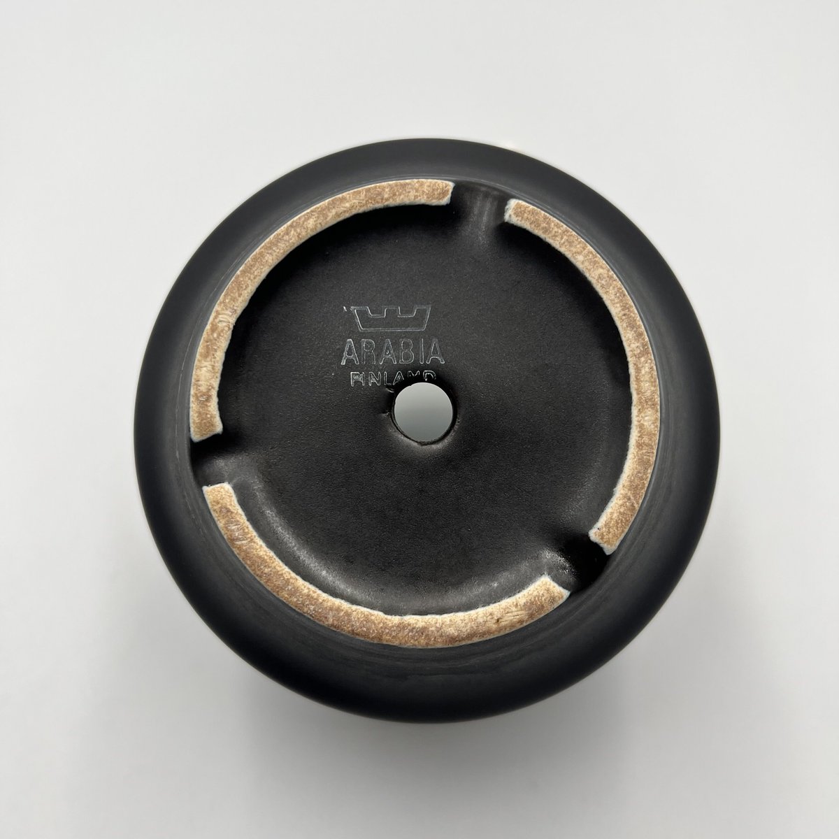 AZ174 ARABIA社 アラビアクリスタル　お花柄エンボスガラスのコンポート AZ174 ARABIA社 アラビアクリスタル お花柄エンボスガラスの