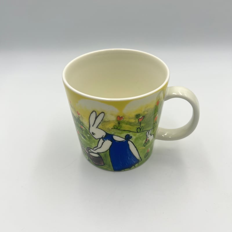 093)北欧 ヴィンテージ 廃盤品 ARABIA アラビア / Bunnyマグカップ(Te-