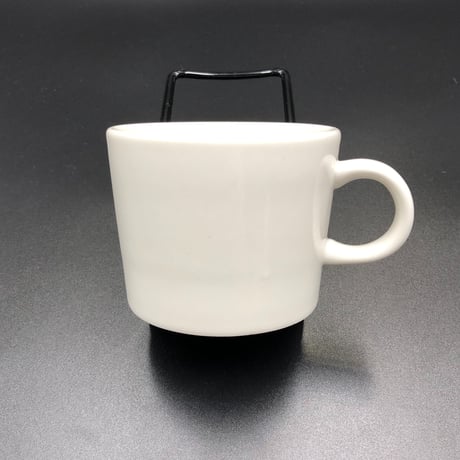 (015)北欧 ヴィンテージ 廃盤品 ARABIA アラビア / Teema ティーマ  白コーヒーカップのみ（Te-C小のみ-W-015)