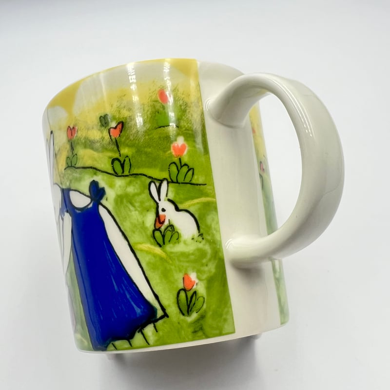 093)北欧 ヴィンテージ 廃盤品 ARABIA アラビア / Bunnyマグカップ(Te-