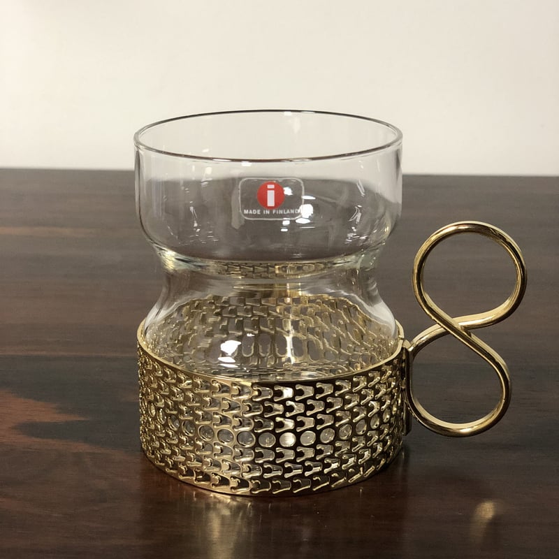 北欧 iittala イッタラ / Tsaikka ツァイッカ クリア×ゴールド（Tsa-C×