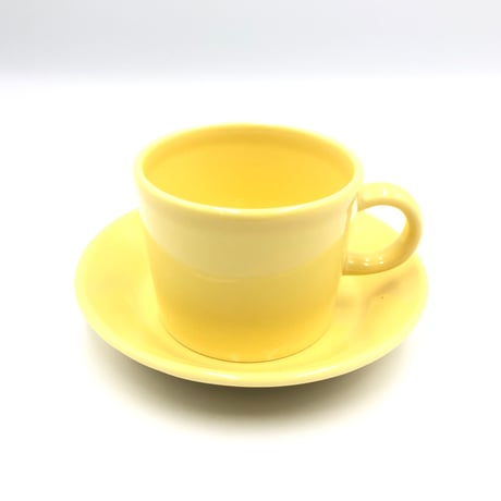 (020)北欧 ヴィンテージ 廃盤品 ARABIA アラビア / Teema ティーマ  カップ&ソーサー小（Te-CS小-YE-020)