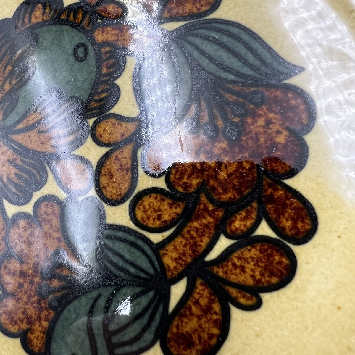 018)北欧 ヴィンテージ 廃盤品 ARABIA アラビア / Otsoオツソ プレート