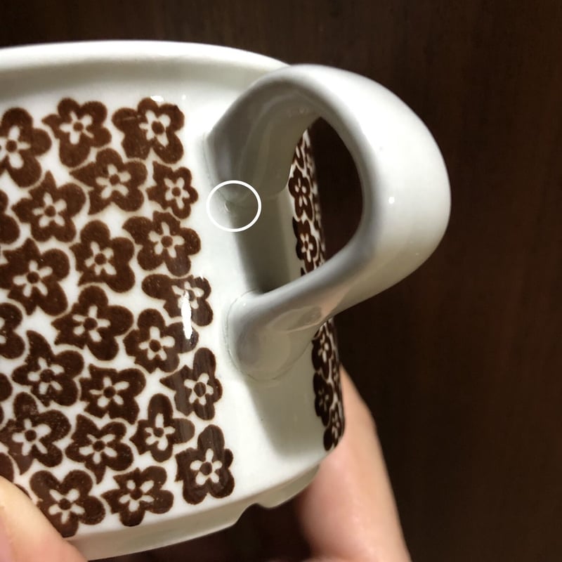 北欧 ARABIA アラビア / Faenza ファエンツァ・小花 コーヒーC&S