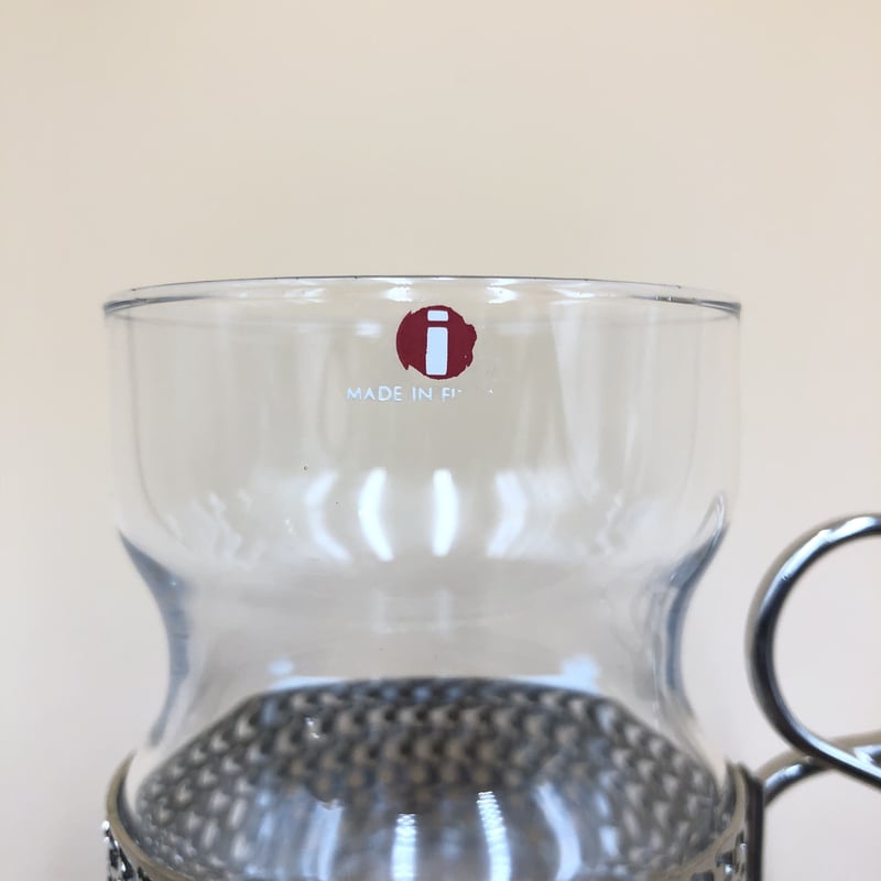 1960年代　ビンテージ　イッタラ　ツァイッカ　グラス　三角シール 1960年代 ビンテージ イッタラ ツァイッカ グラス 三角シール - メルカリ