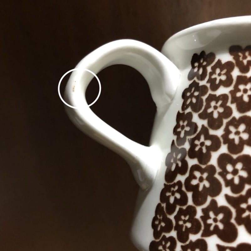 北欧 ARABIA アラビア / Faenza ファエンツァ・小花 コーヒーC&S