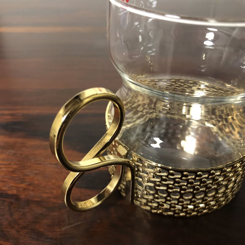 北欧 iittala イッタラ / Tsaikka ツァイッカ クリア×ゴールド（Tsa-C×