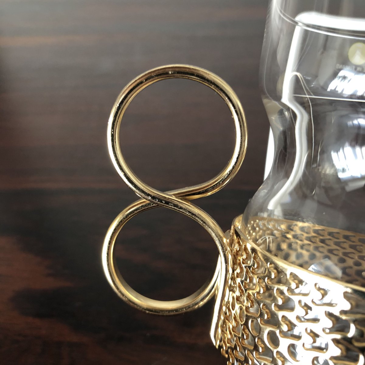 北欧 iittala イッタラ / Tsaikka ツァイッカ クリア×ゴールド（Tsa-C