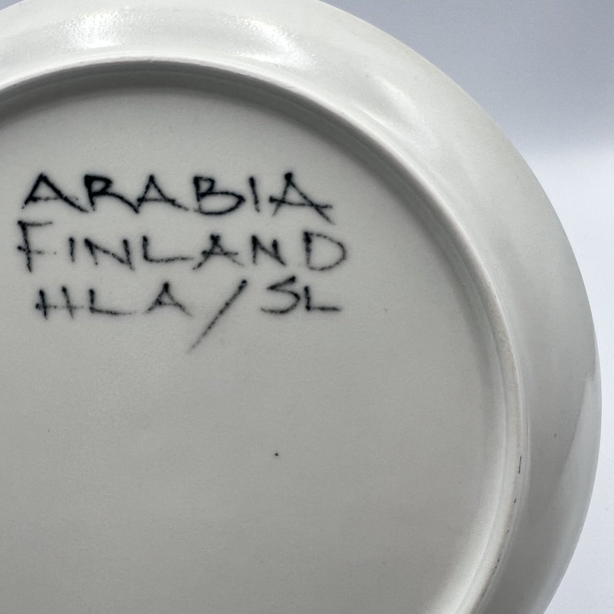 009)北欧 ヴィンテージ 廃盤品 ARABIA/HLA Hehkuヘフク プレート
