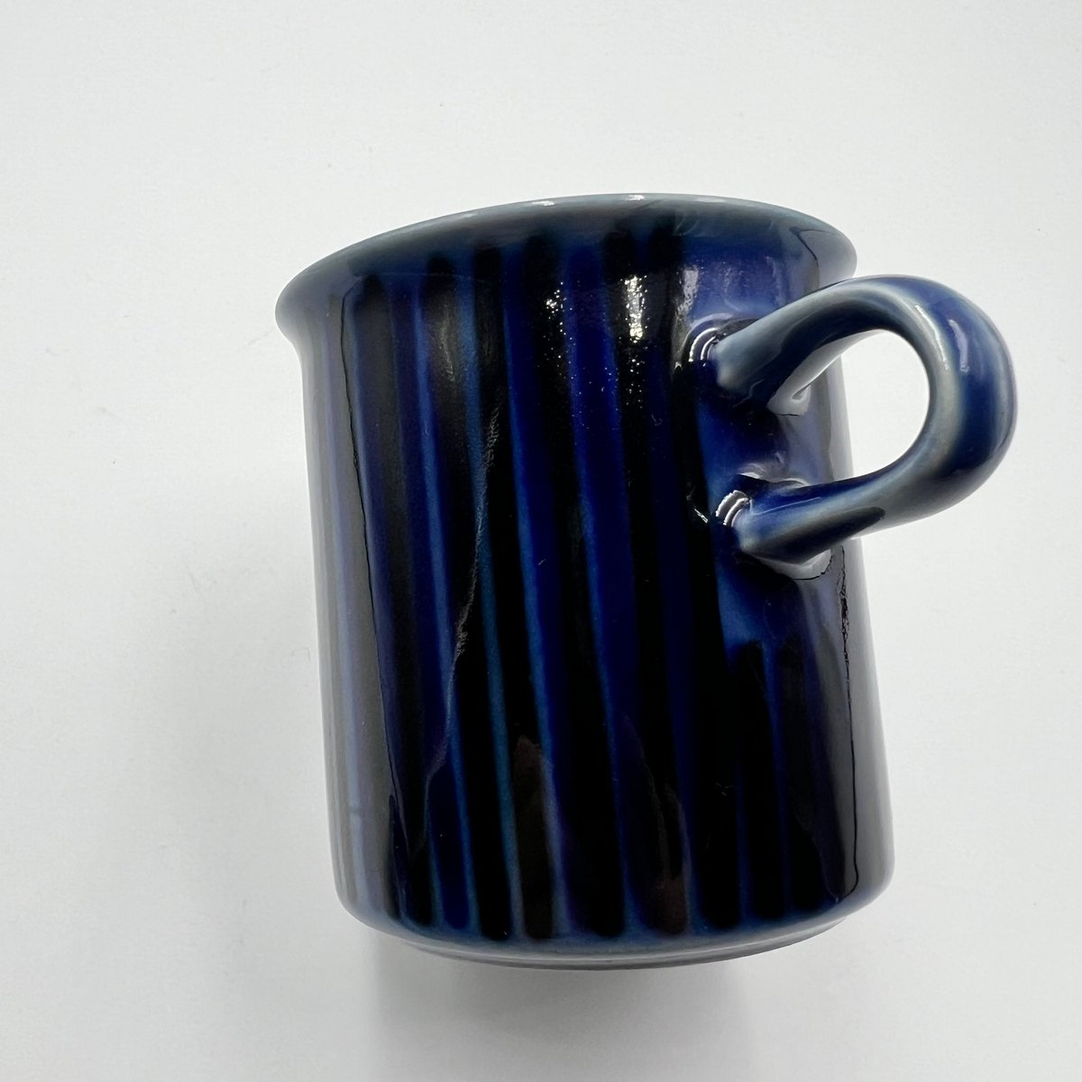 希少ヴィンテージ＊ アラビア コスモス ビアマグ Dハンドル C&S 1客 C  