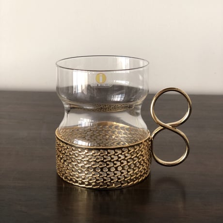 北欧 iittala イッタラ / Tsaikka ツァイッカ  クリア×ゴールド（Tsa-C×G-003）