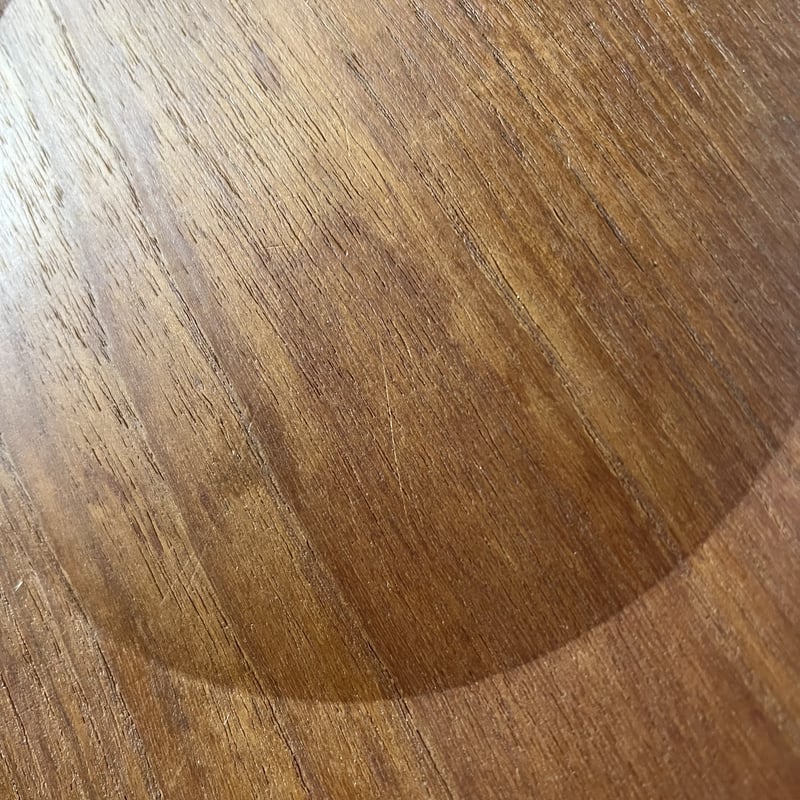 072)北欧 ヴィンテージ 廃盤品 チークプレート28cm（北欧-CP28-072) | k