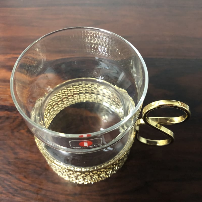 北欧 iittala イッタラ / Tsaikka ツァイッカ クリア×ゴールド（Tsa-C×