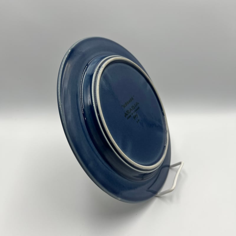 053)北欧 ヴィンテージ 廃盤品 ARABIA アラビア / Kosmos コスモス 青プ