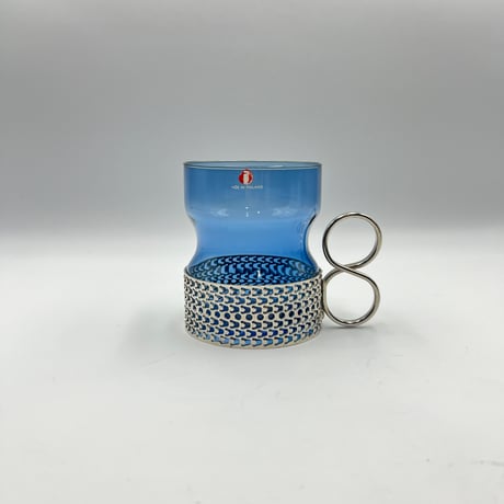 【お取り置き品】(032)北欧 ヴィンテージ 廃盤品 iittala イッタラ / Tsaikka ツァイッカ Blue(Tsa-青-032)