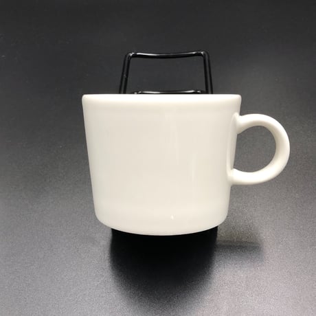 (012)北欧 ヴィンテージ 廃盤品 ARABIA アラビア / Teema ティーマ  白コーヒーカップのみ（Te-C小のみ-W-012)