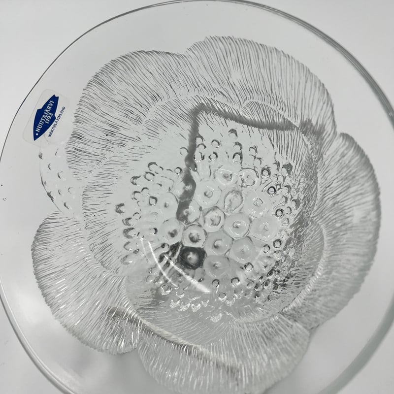 Nuutajarvi ヌータヤルヴィ Pioni ガラス ボウル 12cm 6個 052)北欧 ヴィンテージ 廃盤品 NUUTAJARVI ヌータヤルヴィ