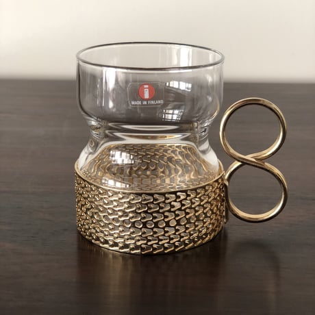 北欧 iittala イッタラ / Tsaikka ツァイッカ  クリア×ゴールド（Tsa-C×G-005）