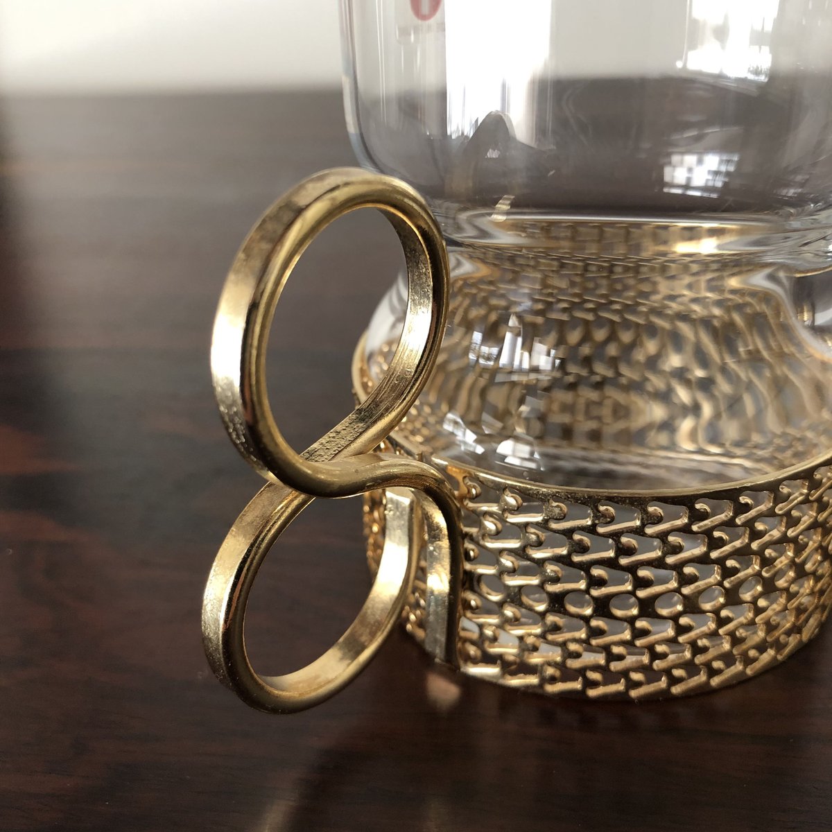 北欧 iittala イッタラ / Tsaikka ツァイッカ クリア×ゴールド（Tsa-C