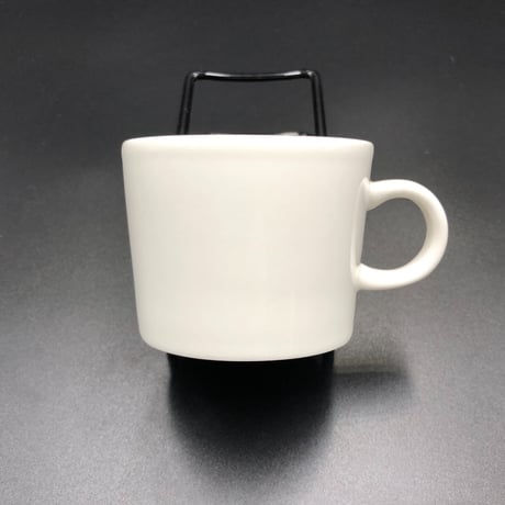 (014)北欧 ヴィンテージ 廃盤品 ARABIA アラビア / Teema ティーマ  白コーヒーカップのみ（Te-C小のみ-W-014)