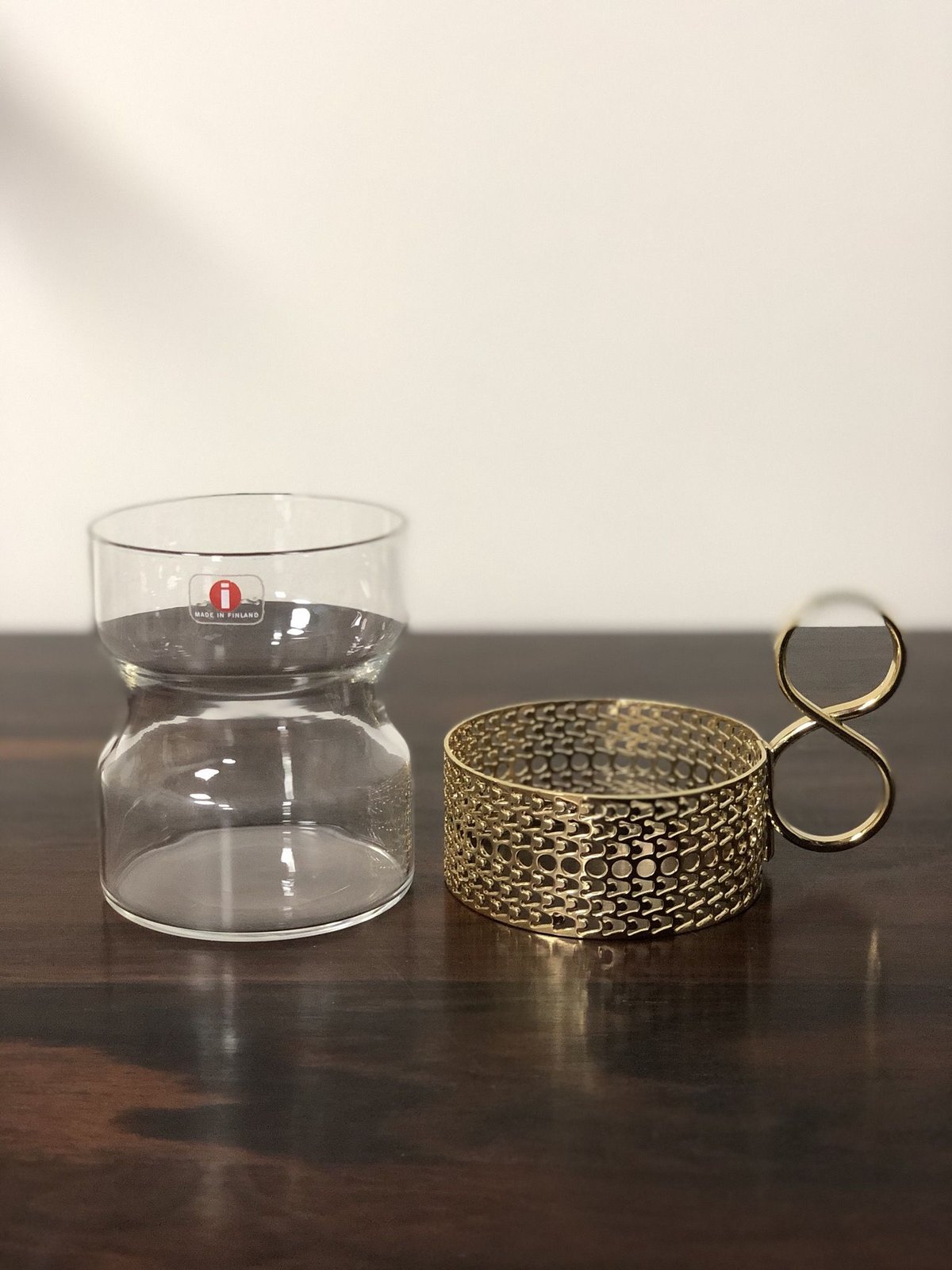 北欧 iittala イッタラ / Tsaikka ツァイッカ クリア×ゴールド（Tsa-C×