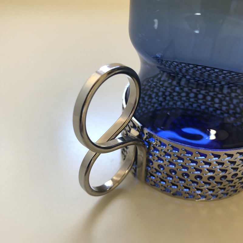 北欧 iittala イッタラ / Tsaikka ツァイッカ ブルー×シルバー（Tsa-B